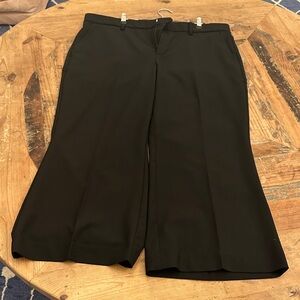 Madewell Black Wide-Leg Trousers